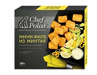 Мини-филе минтая в панировке Chef Polar 280 г